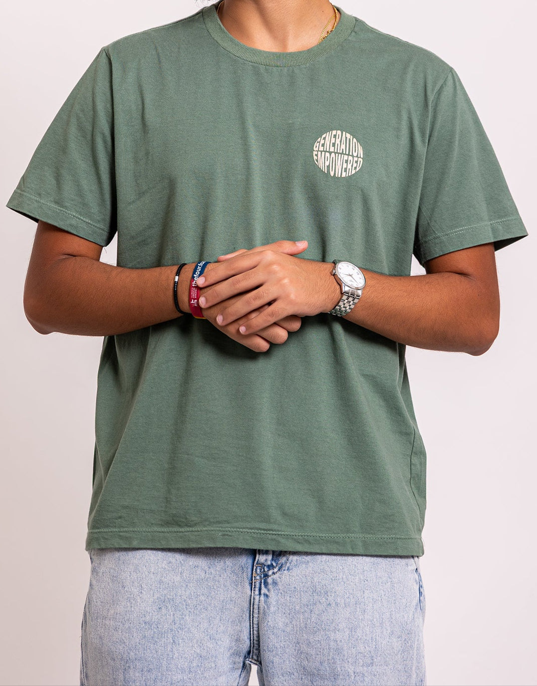 Generation Empowered Graphic Tee- Green